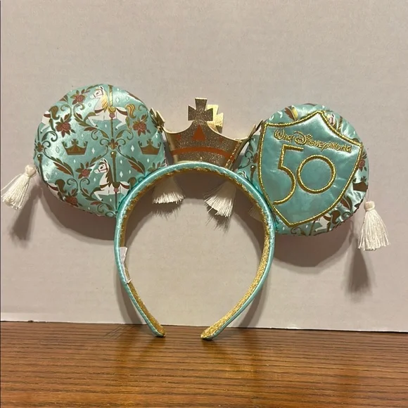 Pink and Gold Tassel Headband - Picture 2 of 2